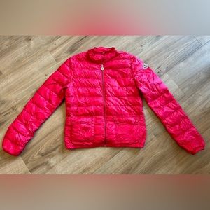 Pink Moncler Longue Saison jacket